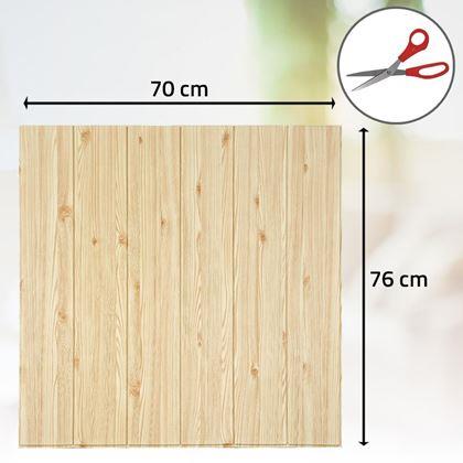 Obrázek z 3D tapeta - světlé dřevo
