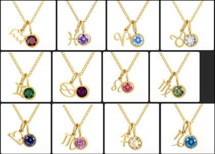 Obrázek z Řetízek s přívěskem znamení zvěrokruhu - Beran