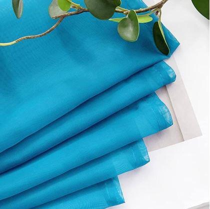 Obrázek z Voálová záclona 130 x 230 cm - modrá