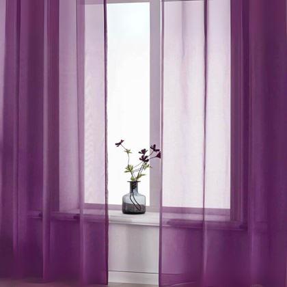 Obrázek z Voálová záclona 130 x 230 cm - vínová