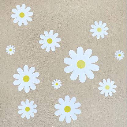 Obrázek Samolepka na zeď - sedmikrásky 10 ks