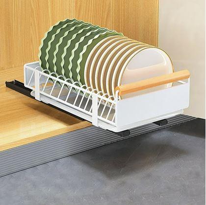 Obrázek z Výsuvný organizér a odkapávač na talíře