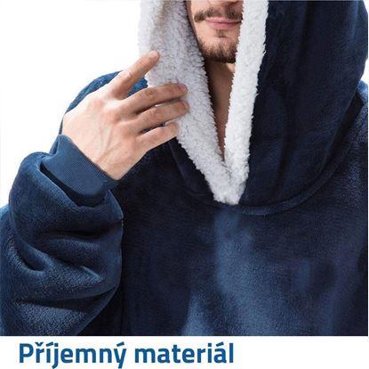 Obrázek Hřejivá mikinová deka