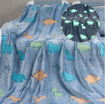 Obrázek z Svítící deka - dinosaurus