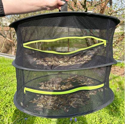 Obrázek z Závěsná síť na sušení bylinek a hub - 4 patra