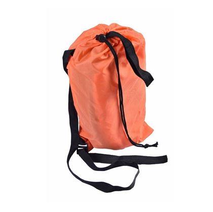 Obrázek z Nafukovací vak Lazy bag dvouvrstvý - oranžový
