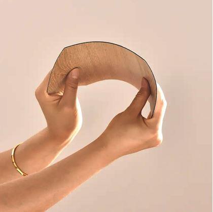 Obrázek z 10 ks samolepicích panelů hexagon - světlé dřevo