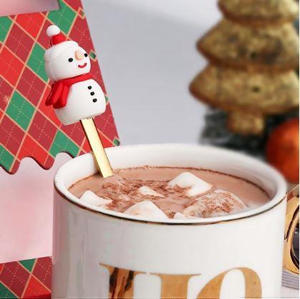 Obrázek z Sada vánočních lžiček v dárkové krabiččce 4 ks