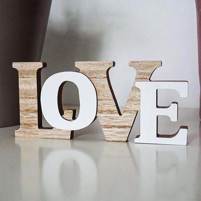 Obrázek Dřevěná dekorace LOVE