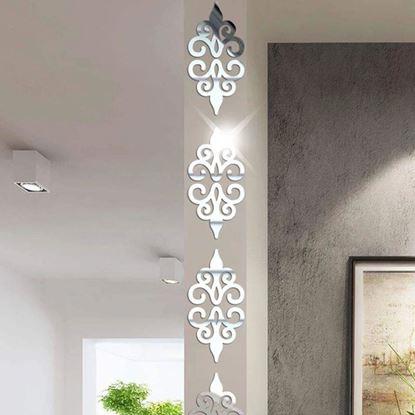 Obrázek Zrcadlové samolepky ornamenty 10 ks