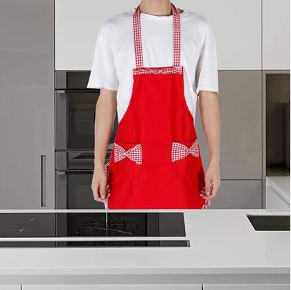 Obrázek z Retro zástěra na vaření  - červená