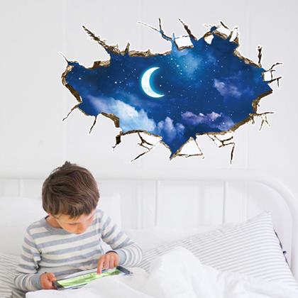 Obrázek z Samolepky na zeď - noční obloha