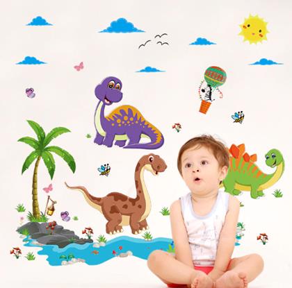 Obrázek z Samolepky na zeď - Dinosauři