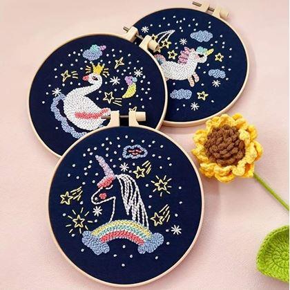 Obrázek z Vyšívání pro děti - jednorožec