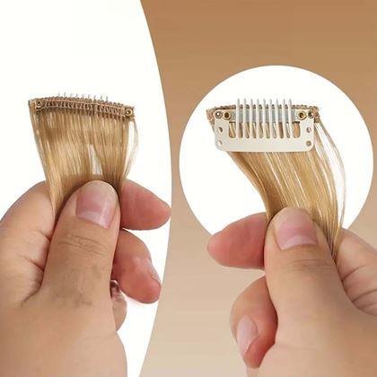 Obrázek z Příčesek do vlasů pro vytvoření melíru - tmavá blond