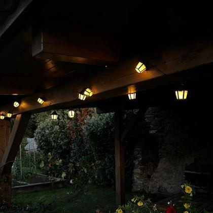 Obrázek z Solární LED řetěz - lucerny
