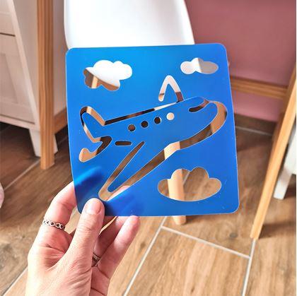 Obrázek z Šablony na malování 6 ks - dopravní prostředky