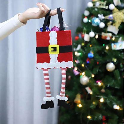 Obrázek Vánoční dekorativní dárková taška - Santa