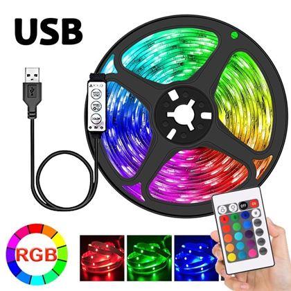 Obrázek z LED RGB pásek s ovladačem - 2 m