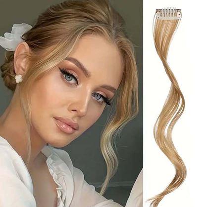 Obrázek z Příčesek do vlasů pro vytvoření melíru - tmavá blond