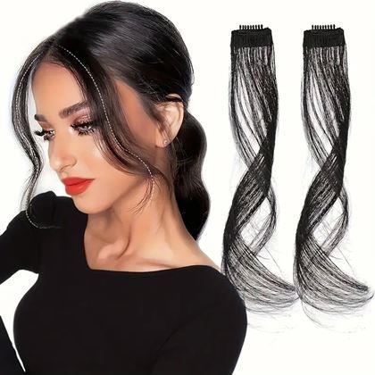 Obrázek z Příčesek do vlasů na klipu melír - černý