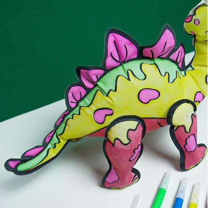 Obrázek z Nafukovací omalovánka - Stegosaurus