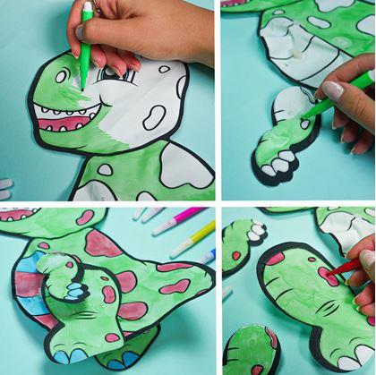 Obrázek z Nafukovací omalovánka - T-Rex
