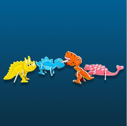 Obrázek 3D puzzle dinosauři