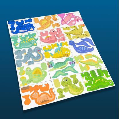 Obrázek 3D puzzle dinosauři
