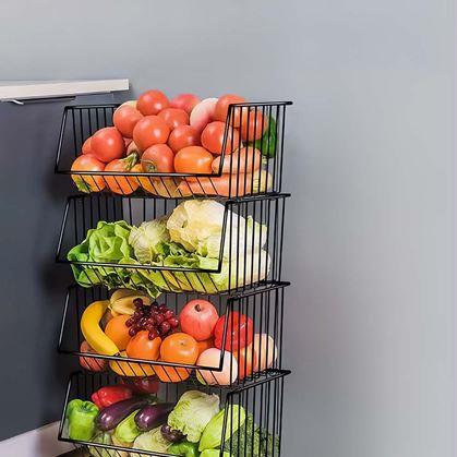 Obrázek z Stohovatelný třípatrový kovový organizér