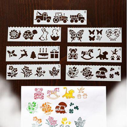 Obrázek z Sada šablon na malování 7 ks