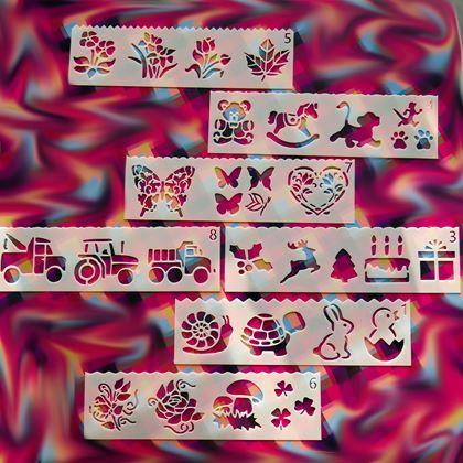 Obrázek z Sada šablon na malování 27 obrázků