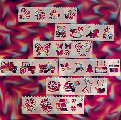 Obrázek z Sada šablon na malování 7 ks