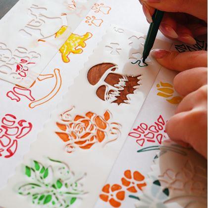 Obrázek z Sada šablon na malování 7 ks