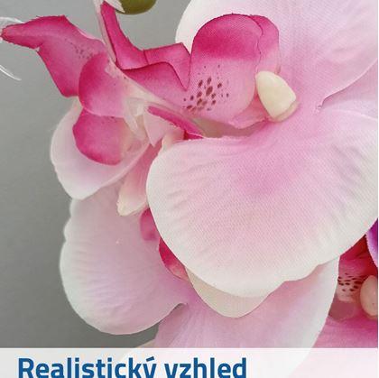 Obrázek z Umělé květiny orchidej - světle fialová