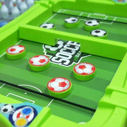 Obrázek z Sada sportovních stolních her 6v1 - fotbal, basketbal, curling, závody, kuželky, bowling