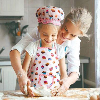 Obrázek z Dětská pekařská sada s nádobím a zástěrou 