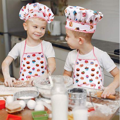 Obrázek z Dětská pekařská sada s nádobím a zástěrou 