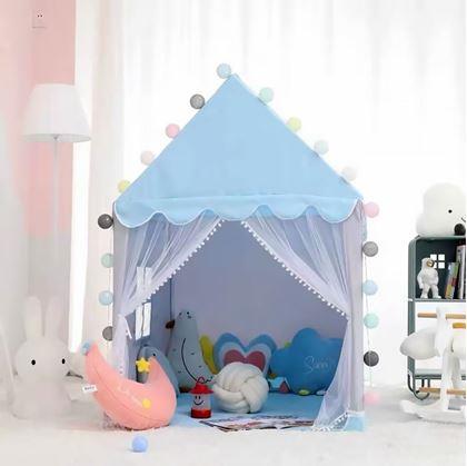 Obrázek z Dětský stan do pokojíčku - modrý