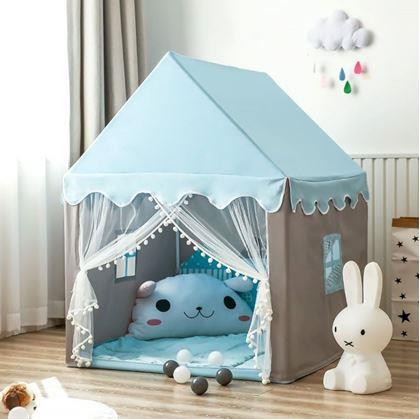 Obrázek z Dětský stan do pokojíčku - modrý