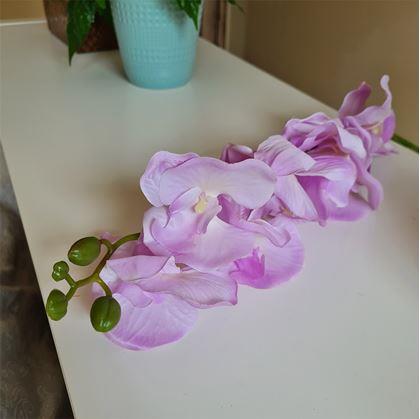 Obrázek z Umělé květiny orchidej - světle fialová