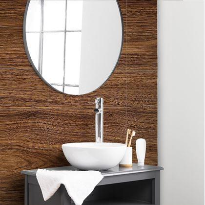 Obrázek z PVC samolepicí podlahové čtverce 30x30 cm - dřevo