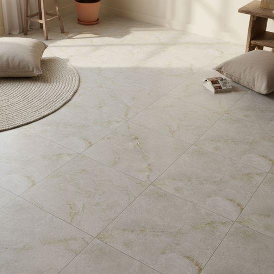 Obrázek z PVC samolepicí podlahové čtverce 30x30 cm - krémový mramor