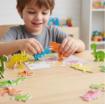 Obrázek 3D puzzle dinosauři