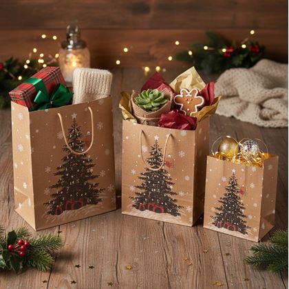 Obrázek z Vánoční taška - velikost S - stromeček