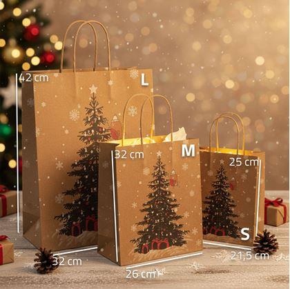 Obrázek z Vánoční taška - velikost S - stromeček