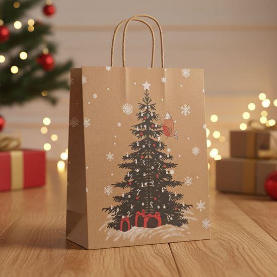 Obrázek z Vánoční taška - velikost L - stromeček