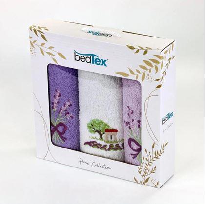 Obrázek z Dárková sada froté ručníků 3 ks - levandule