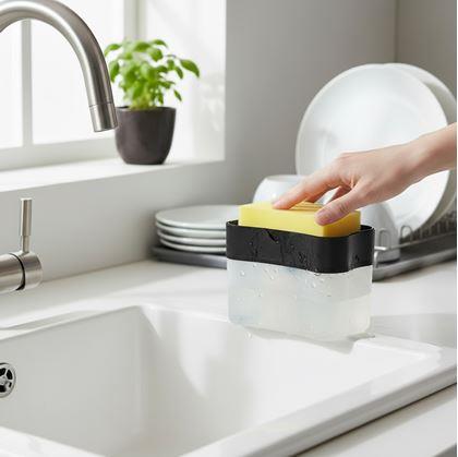 Obrázek z Dávkovač na saponát s houbičkou