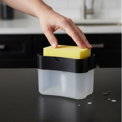 Obrázek z Dávkovač na saponát s houbičkou